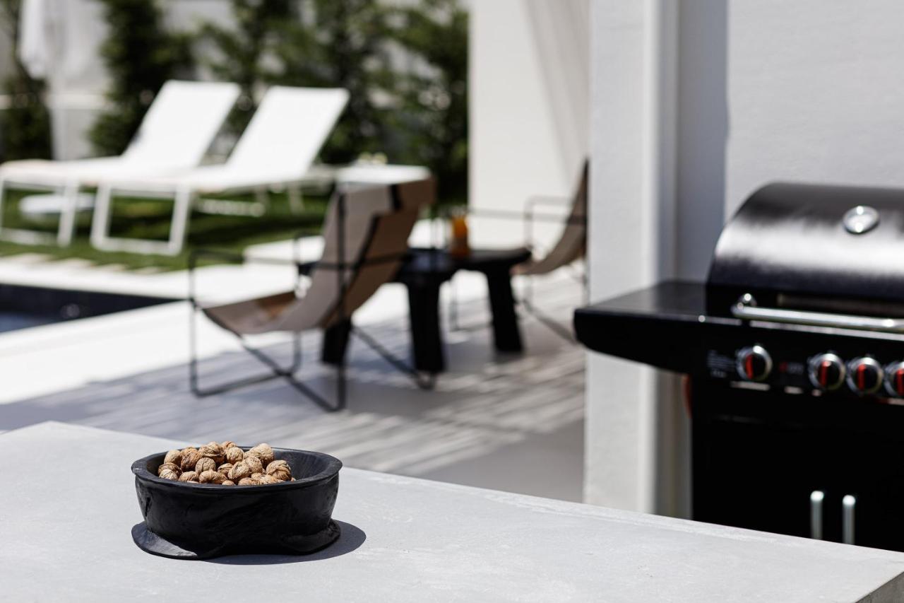 Modern Villa Casa Filo Verde With Private Pool & Bbq,200M From The Beach Плакиас Екстериор снимка